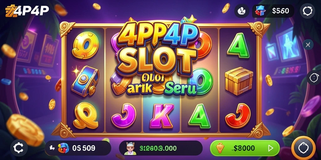 Tampilan gameplay seru di 4P4P dengan fitur slot yang menarik.