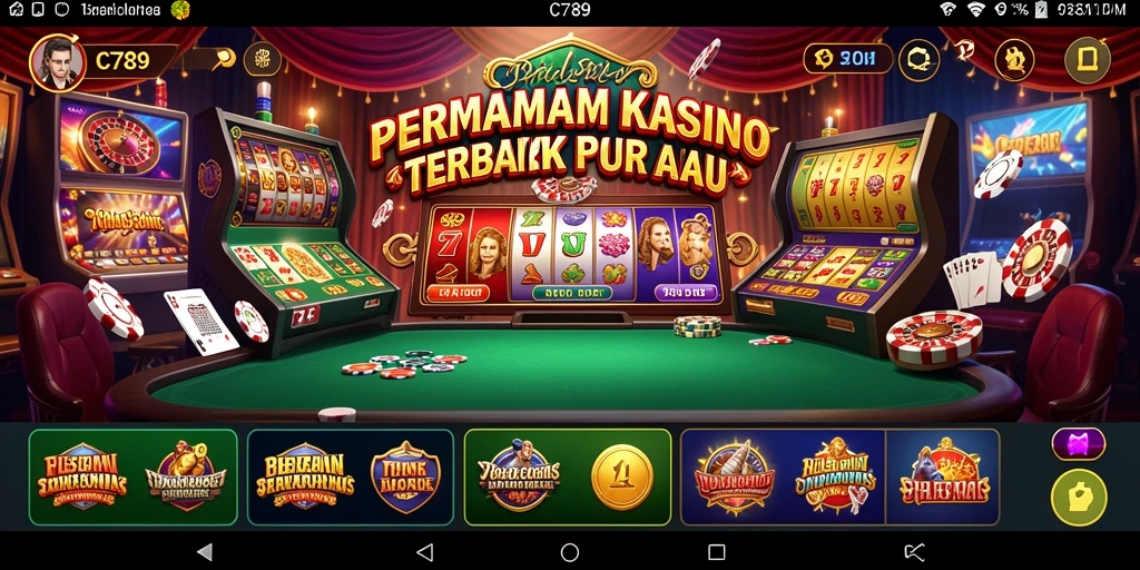 Tampilan menarik dari gameplay C789 yang seru dan mendebarkan.