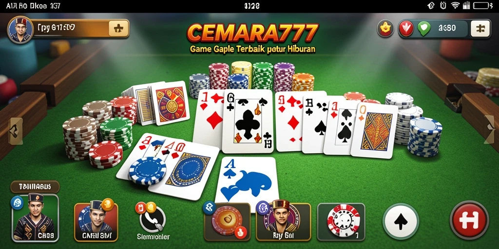 Screenshot gameplay CEMARA777 yang seru dan menarik.