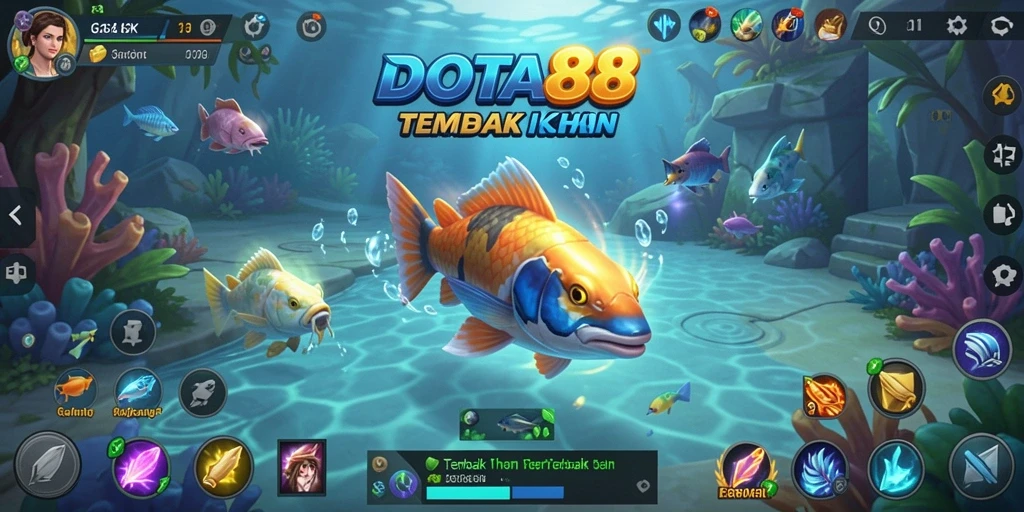 Gameplay DOTA88 yang menarik saat menembak ikan.