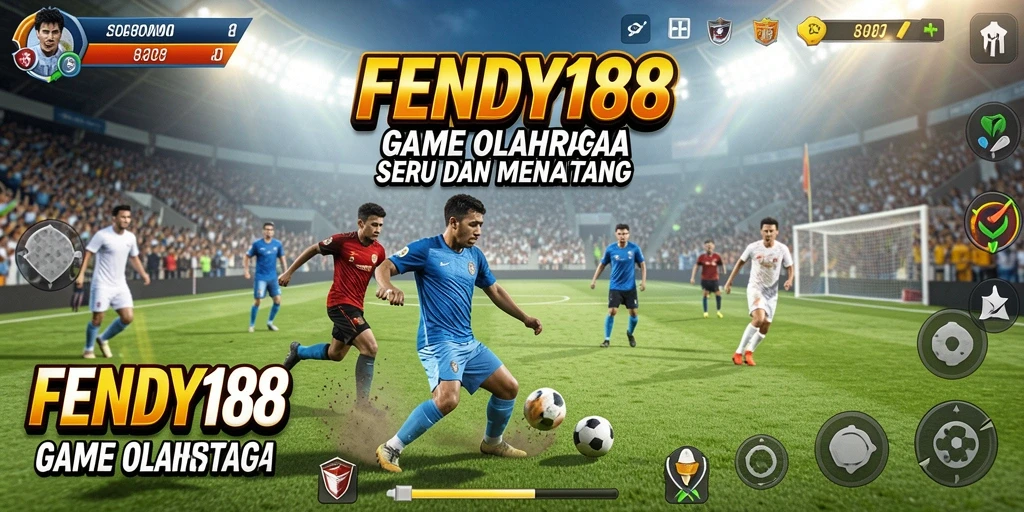 Screenshot gameplay FENDY188 menampilkan pertandingan olahraga yang intens.