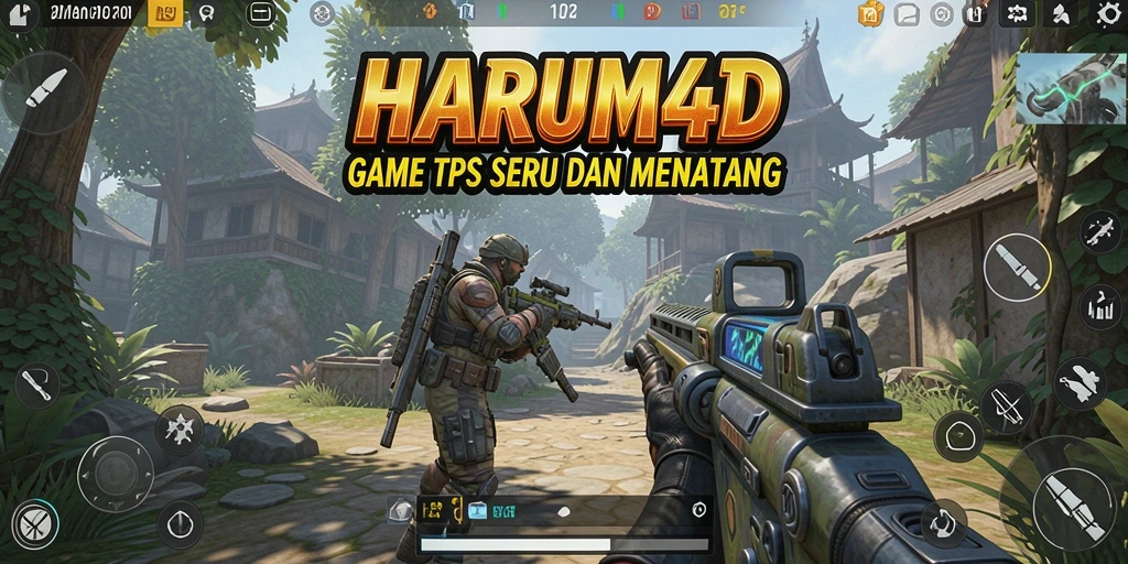 Screenshot gameplay <strong>HARUM4D</strong> yang menunjukkan pertempuran seru dan grafis menawan.