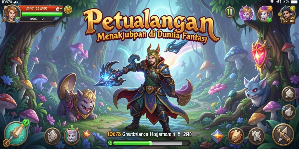 Tangkapan layar menampilkan petualangan seru dalam ID678.