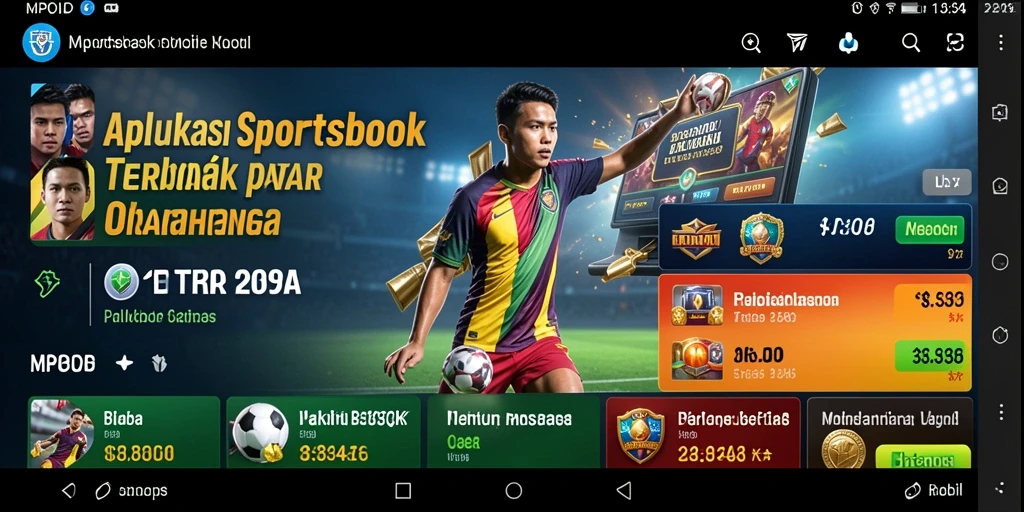 Tampilan gameplay MPOID saat bertaruh pada pertandingan olahraga.
