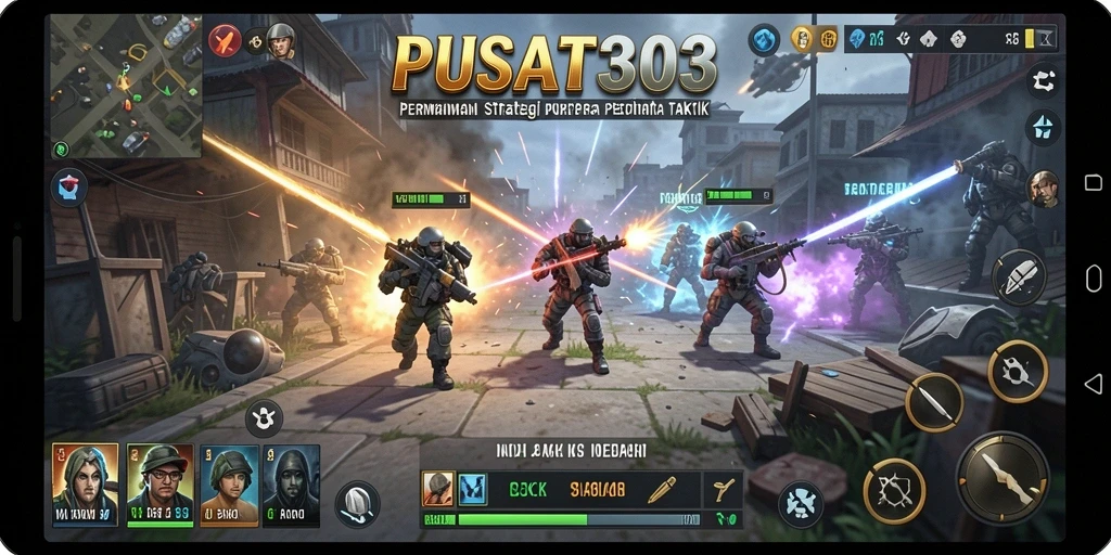 Tampilan gameplay PUSAT303 dengan berbagai strategi menarik.