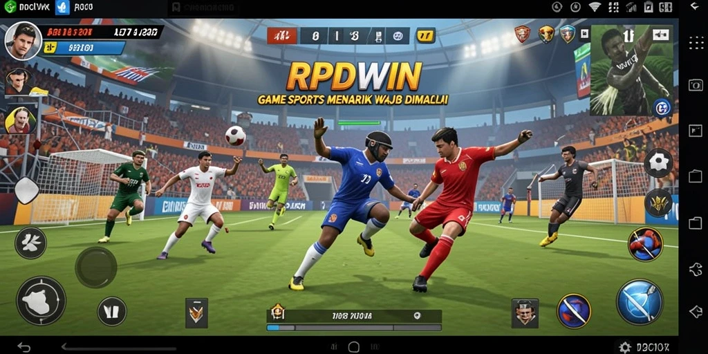 Tampilan gameplay seru dan menarik di RPIDWIN