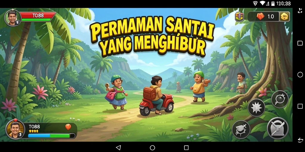 Gambaran gameplay TO88 yang menarik dan penuh warna.
